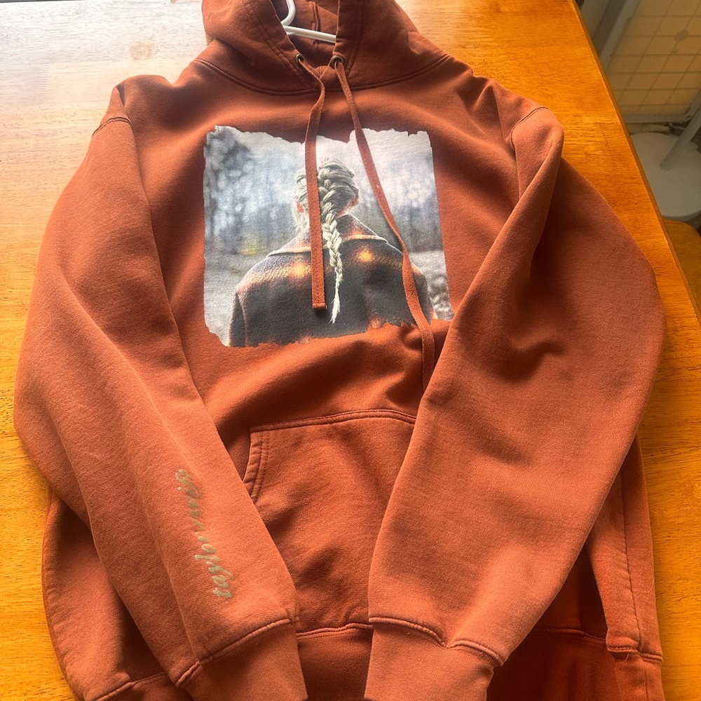 Taylor Swift Rust Orange Rare Hoodie